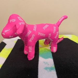 VICTORIA’S SECRET PINK PLUSH PINK DOG PINK LOGO VS PINK